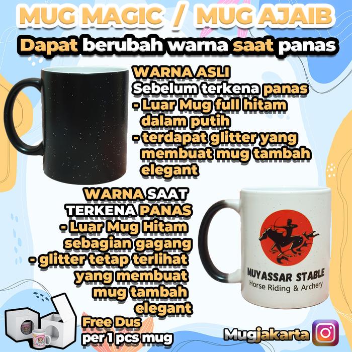 Mug bunglon setelah berubah warna